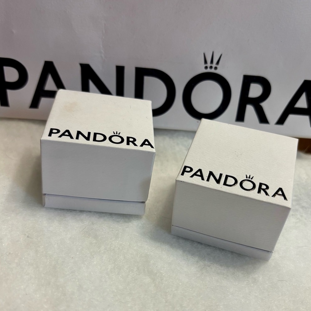 Pandora Cardboard Jewelry Boxes Set of 2